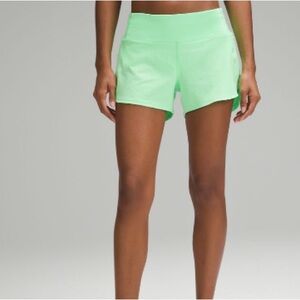 Lululemon shorts. Speed ups mid rise size 4